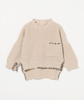 MARNI＞ステッチクラッシュ ショートスリーブ ニット