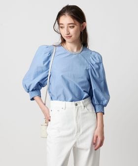 MANTECO パフスリーブ ブラウス ウォッシャブル