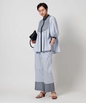 エンブロイダリー ショートスリーブ ブラウス