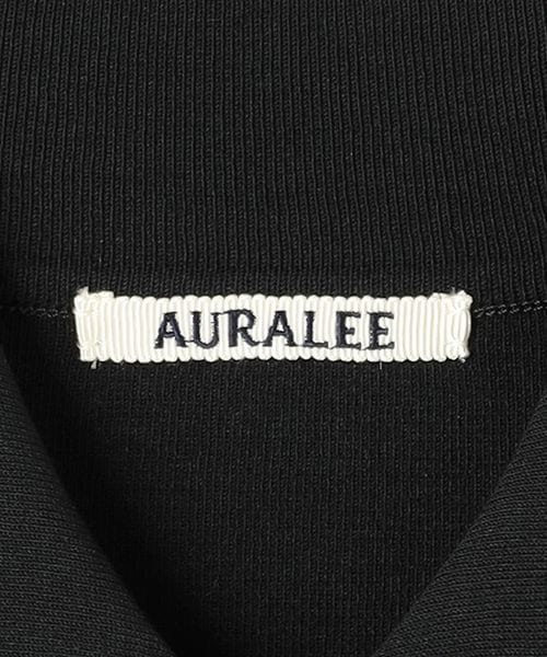 AURALEE＞スリーブレス ポロニット