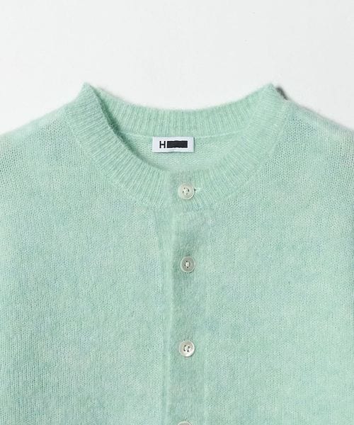 H＞アルパカウール モッサ ニットプルオーバー