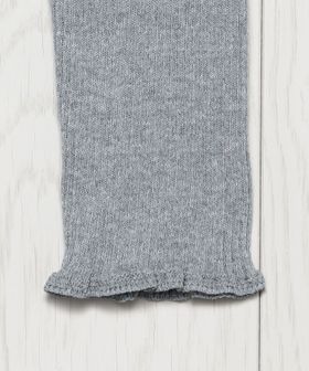 H＞TC リブ アウトシーム ロングスリーブニット