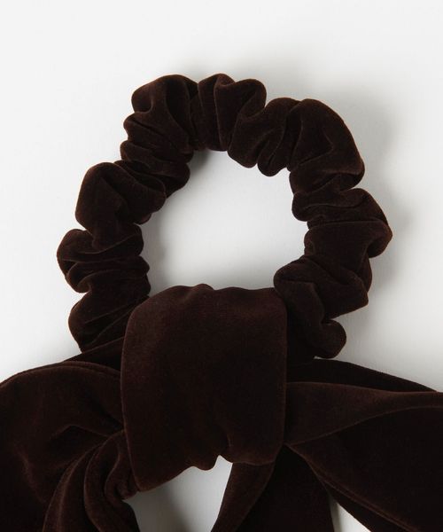 LETICIA＞リボン ベルベットシュシュ