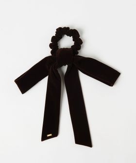 LETICIA＞リボン ベルベットシュシュ