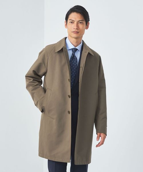 A＋ Pミノテックツイル 2WAY ステンカラーコート ―撥水・防風・保温