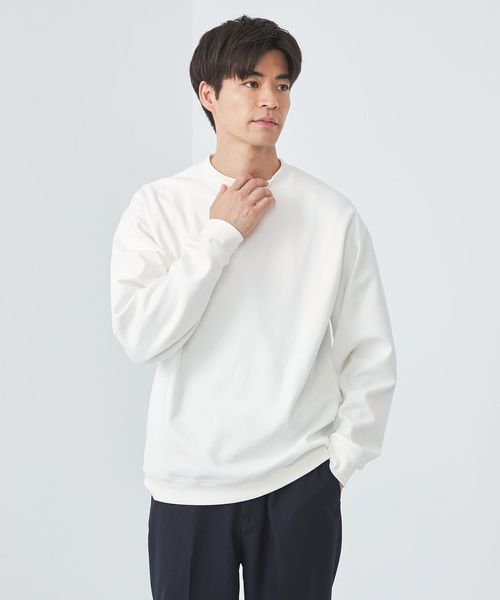 ワッフル リッジ モックネック カットソー