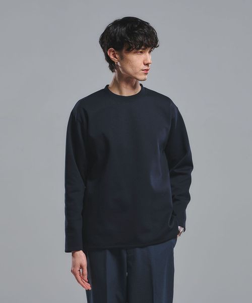 ダブルフェイス クルーネック カットソー