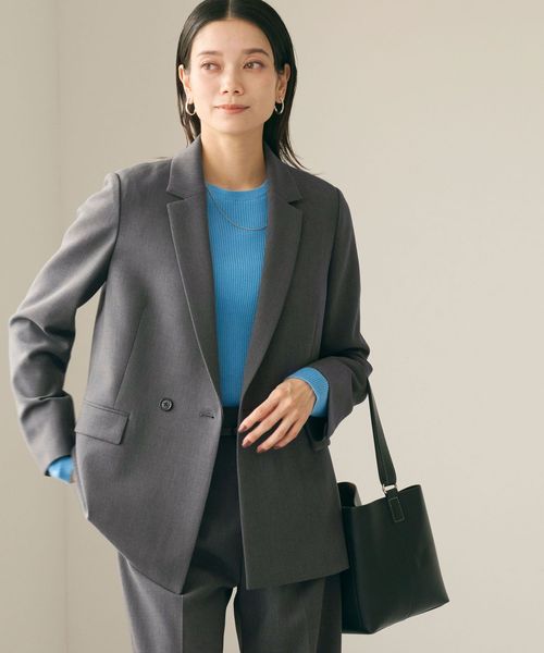 ダブルクロス ダブル ジャケット ウォッシャブル ストレッチ