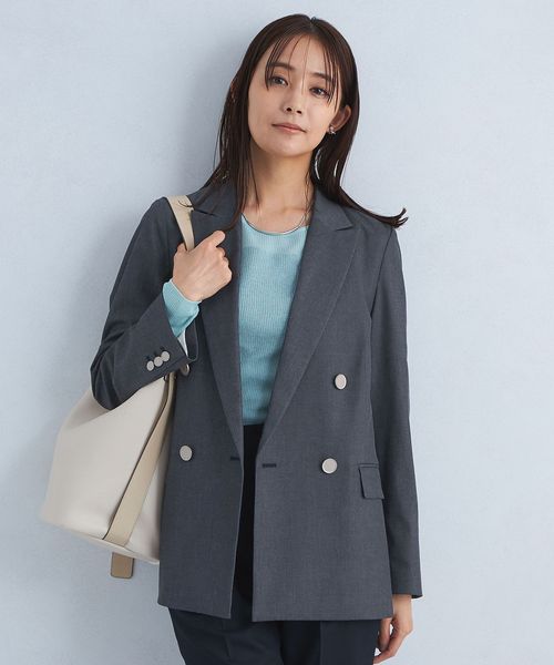 size SHORTあり］Greed グリード シャンブレー ダブル ジャケット