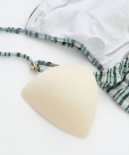 オールインワン チェック スイムウェア / 水着 ― UVケア ―