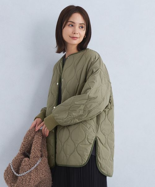 フレッドペリー 未使用品 リバーシブル キルティングジャケット ダーク