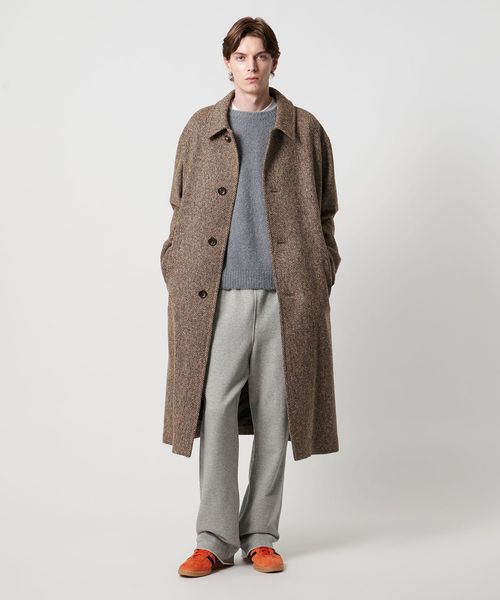 UNITED ARROWS & SONS＞ COL/NEP TWEED BAL COAT/バルマカーンコート