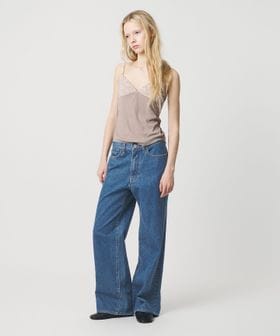 ATTISESSION＞ストレート デニムパンツ/446