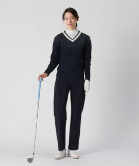 ユニセックス Vネック プルオーバーニット