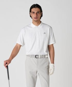 メンズ マイクロボーダー ポロシャツ