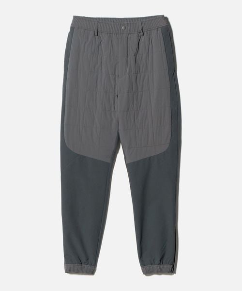 メンズ カルバック 裏地フリース 中わた入り ジョガーパンツ 撥水 ヨコ