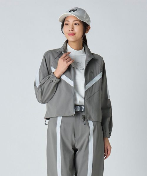 ウィメンズ センタースリット パンツ ―はっ水 接触冷感 UV 2WAYストレッチ―