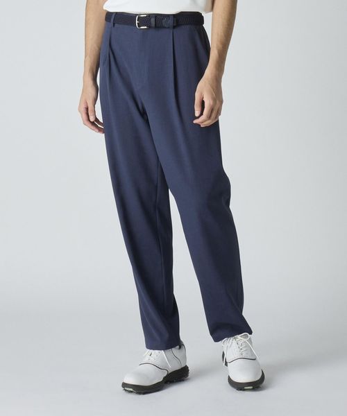 メンズ ワイド ハイネック ポロシャツー吸水速乾 UVー