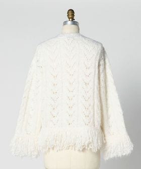 FALL1 5Gシャギーフリンジカーディガン