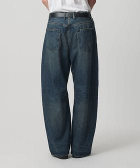 デニム カーブ パンツ