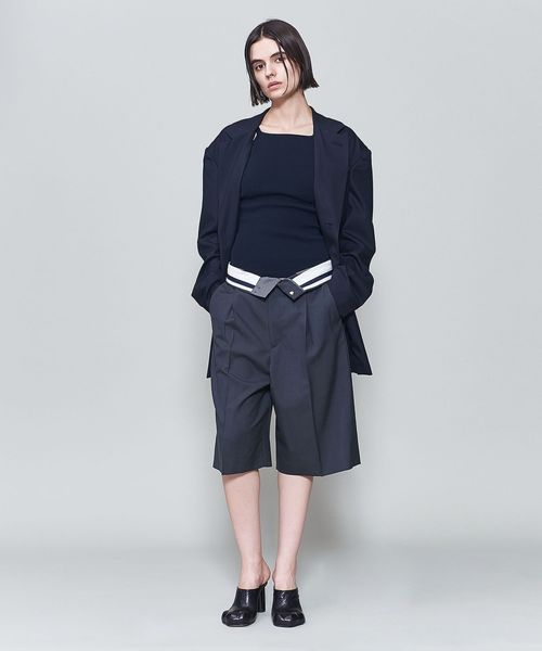 6(ROKU)＞トロピカル クロス ハーフパンツ