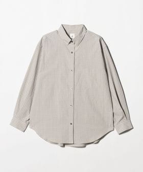 6(ROKU)＞スナップ カラー チェック シャツ