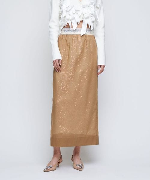 AEWEN MATOPH＞シアー スカート