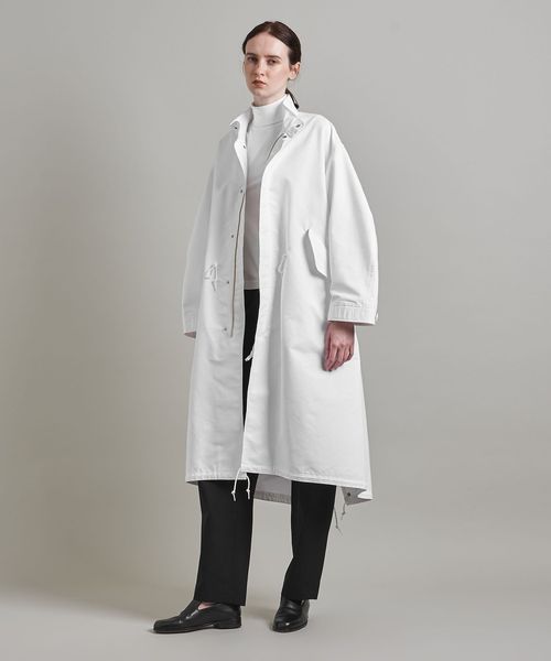 LOEFF＞TCオックス ミリタリー スタンドカラー コート UNISEX