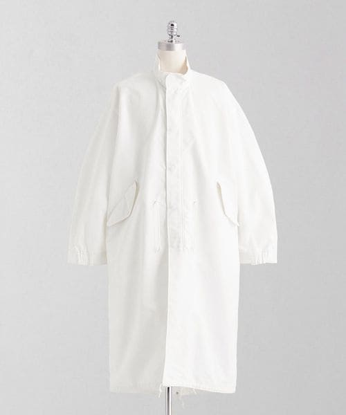 LOEFF＞TCオックス ミリタリー スタンドカラー コート UNISEX