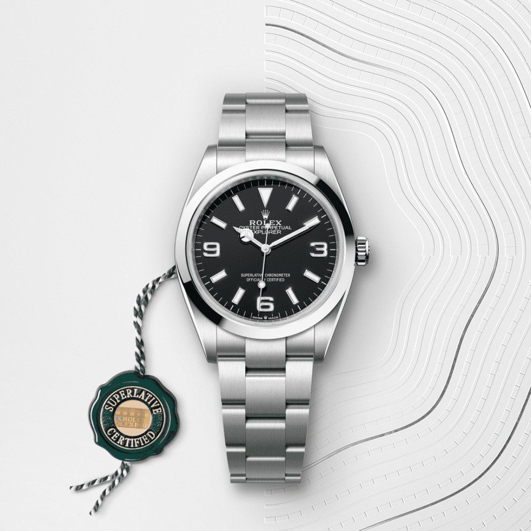 Rolex Explorer Oystersteel çelik, M124270-0001