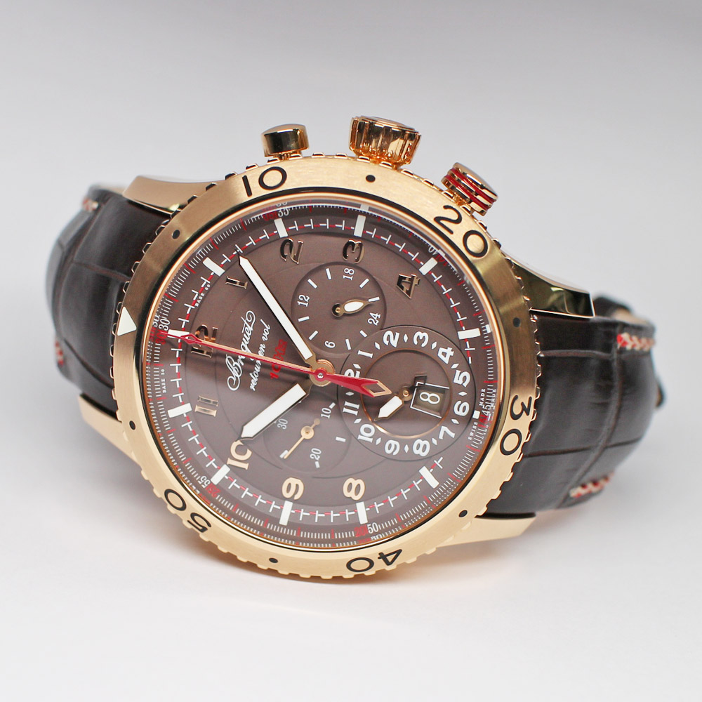 お買取りしました！ ブレゲ タイプXXII 3880BR/Z2/9XV ブラウン RG 革