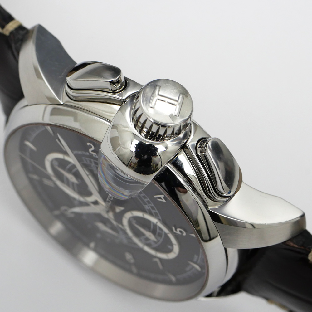 名東】【HAMILTON】ハミルトン レイルロード クロノグラフ H406160 裏