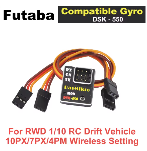 DASMIKRO GYD-550 FUTABA COMPATIBLE DRIFT GYRO DSK-175S
