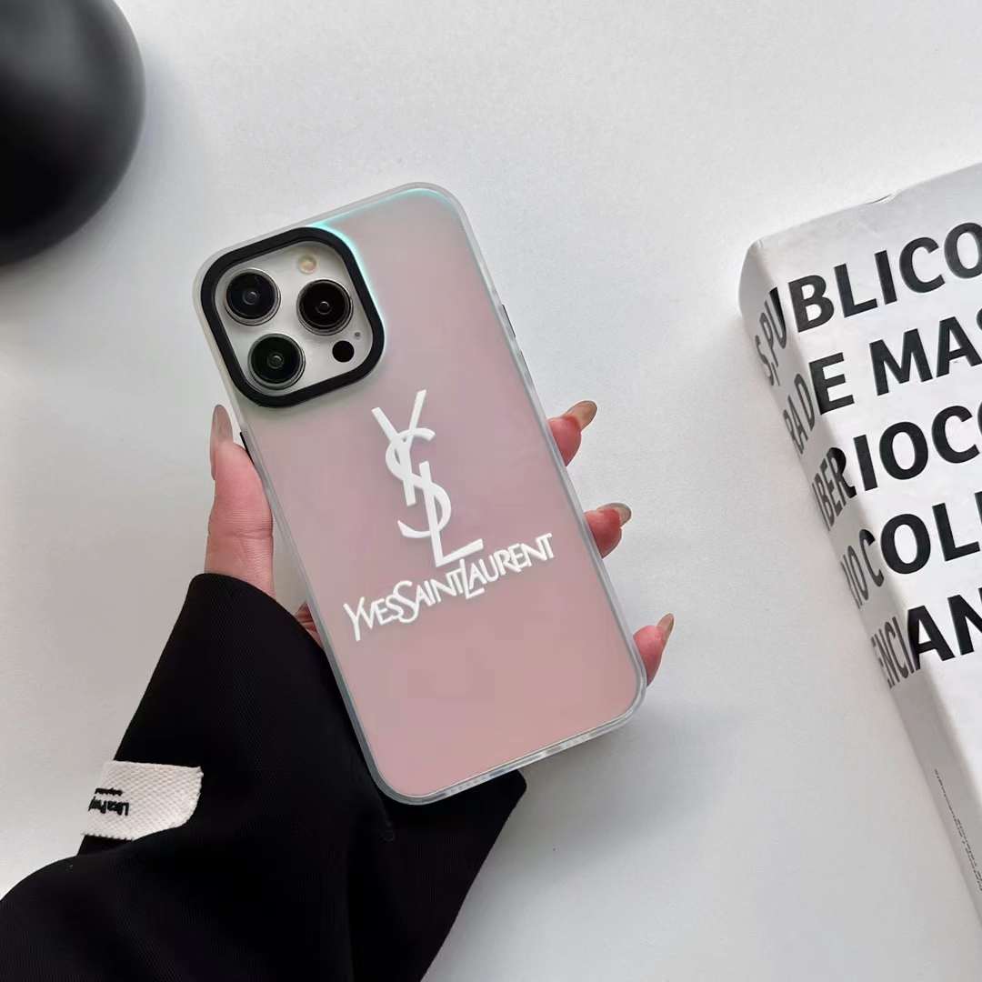 イヴ・サンローラン iPhone15 Pro/14 Proケース レーザー YSL iPhone15