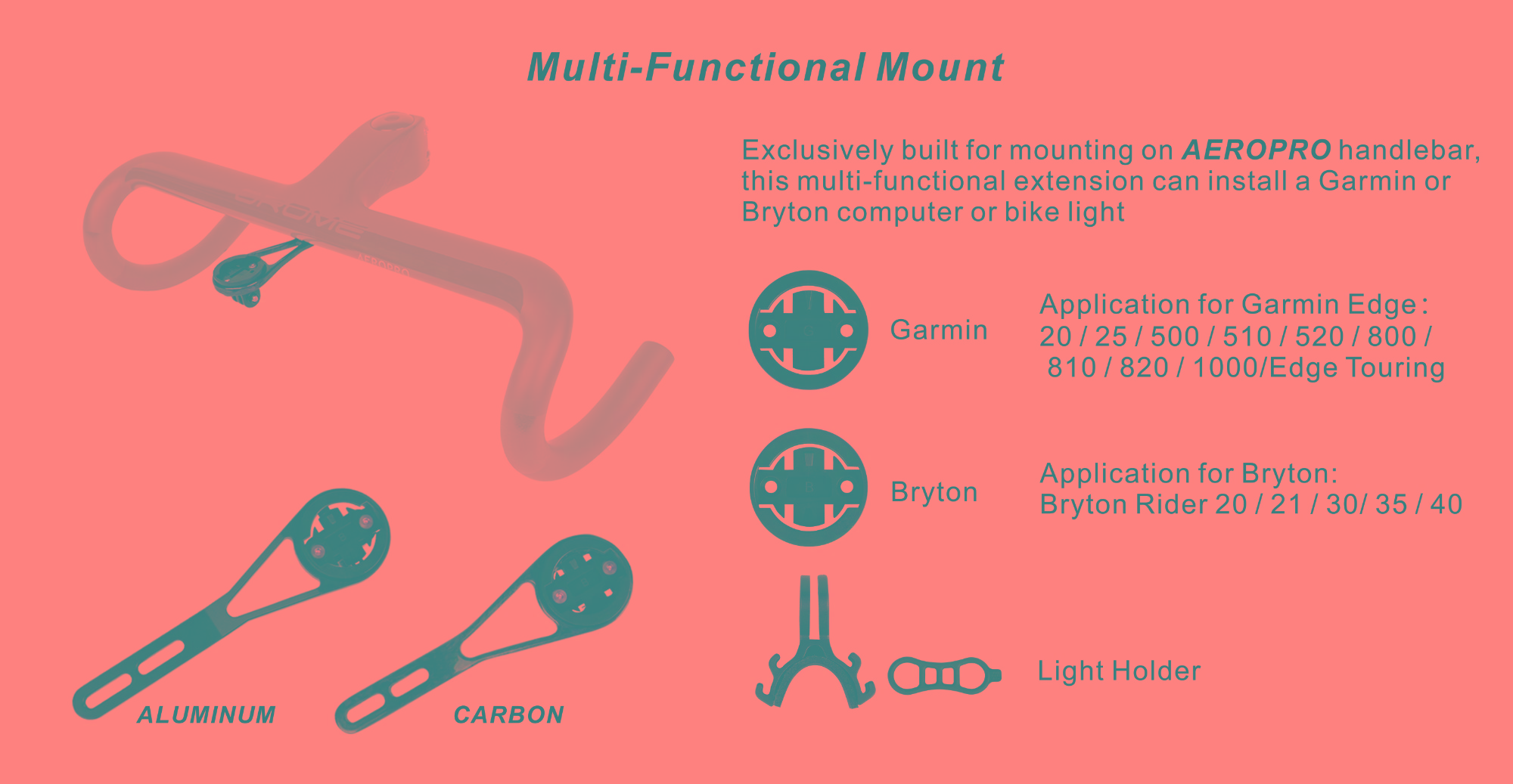 Elves AeroElite One Piece Road Carbon Handlebar