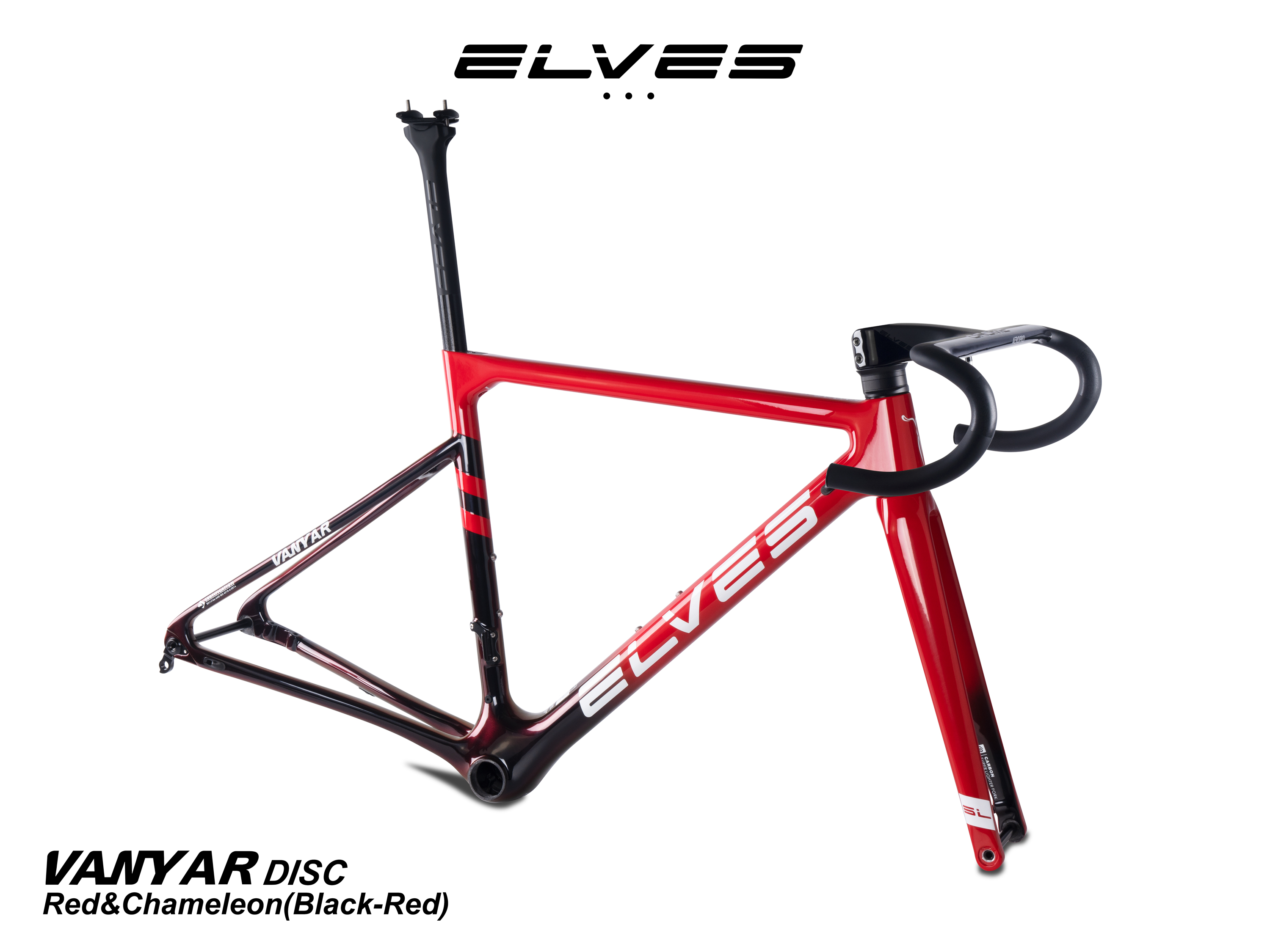 ELVES VANYAR Full Carbon DISC Road Framesets, Superlight Disc Road