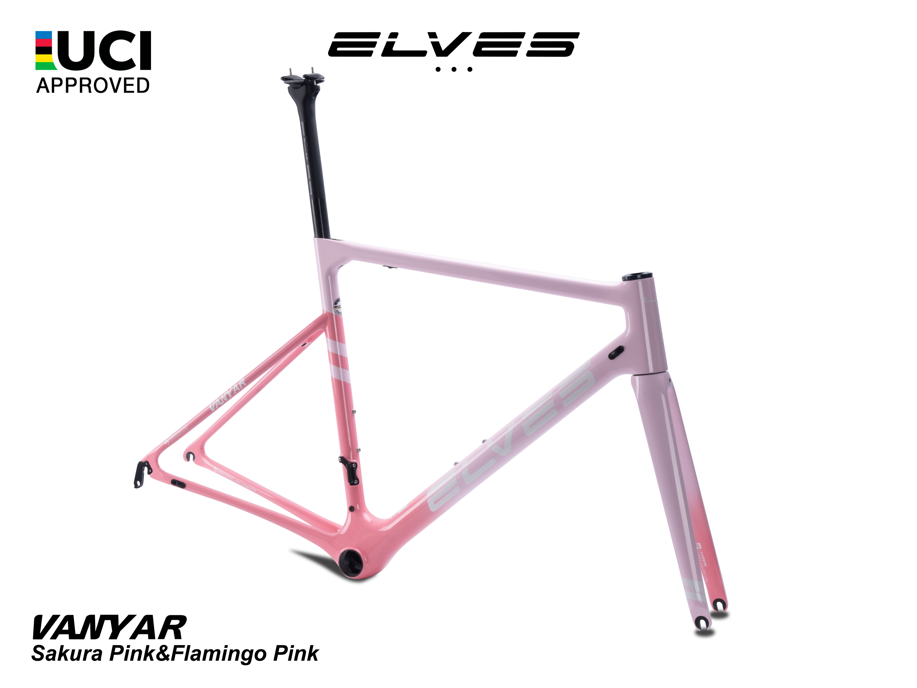 ELVES Vanyar UCI Carbon SuperLight Road Rim Brake Framesets
