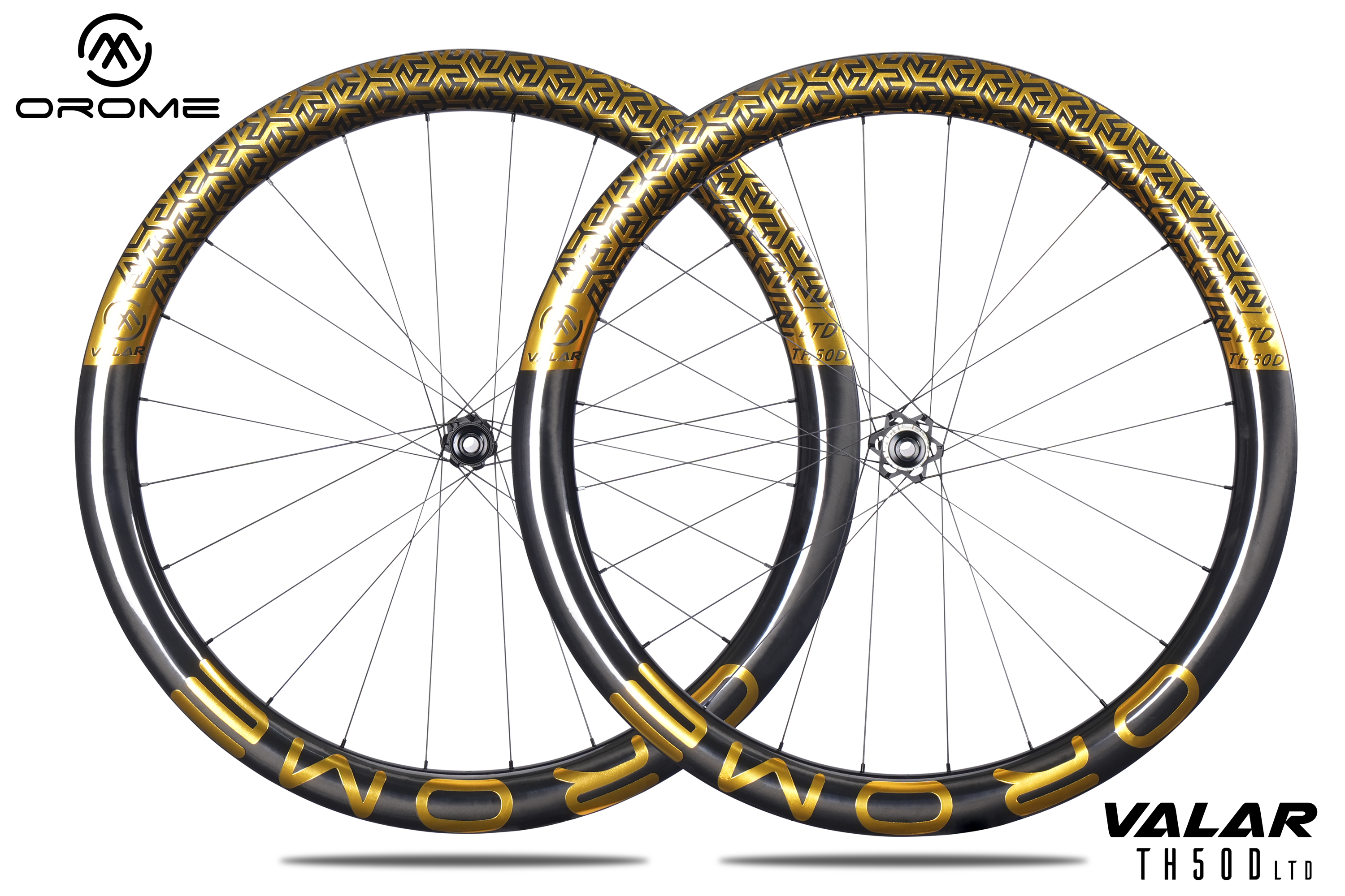OROME VALAR TH50D Carbon Road Disc Brake Wheelsets, Disc Brake