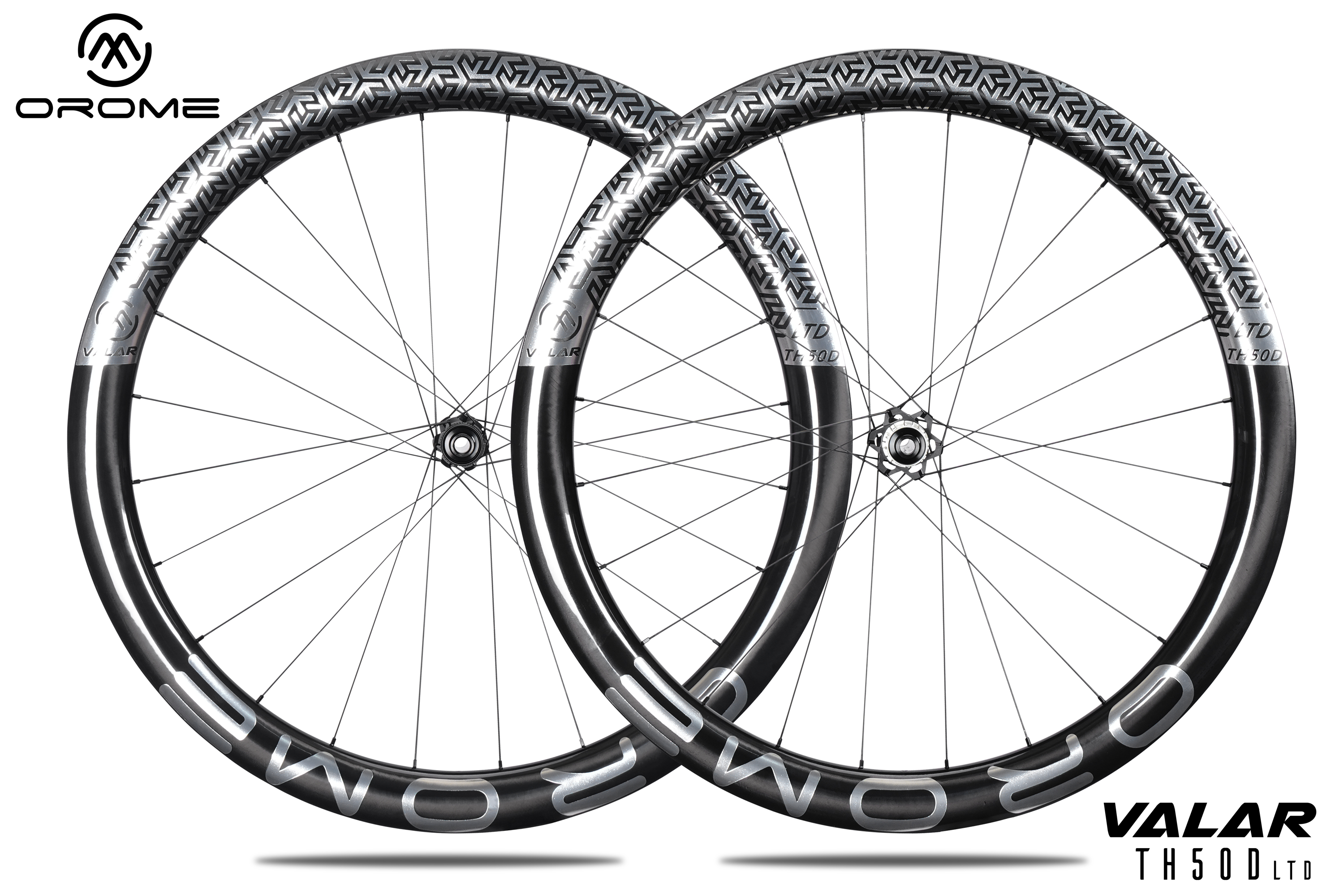 OROME VALAR TH50D Carbon Road Disc Brake Wheelsets, Disc Brake
