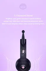 New Razer x Sanrio Kuromi Kraken V3 X Wired Headset Headphone