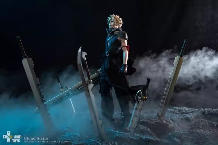 In Stock GAMETOYS Cloud Strife 1/6 GT-006A Male Action Figure Full