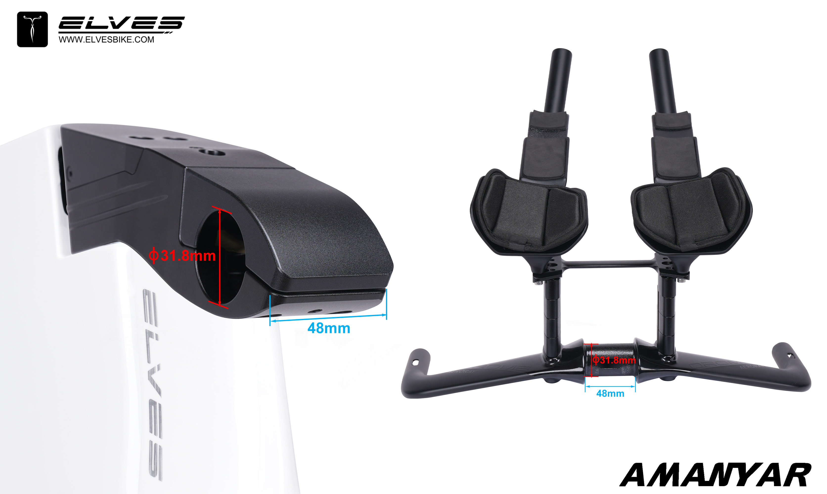 OROME AeroRay Triathlon Handleabr, TT Handlebar