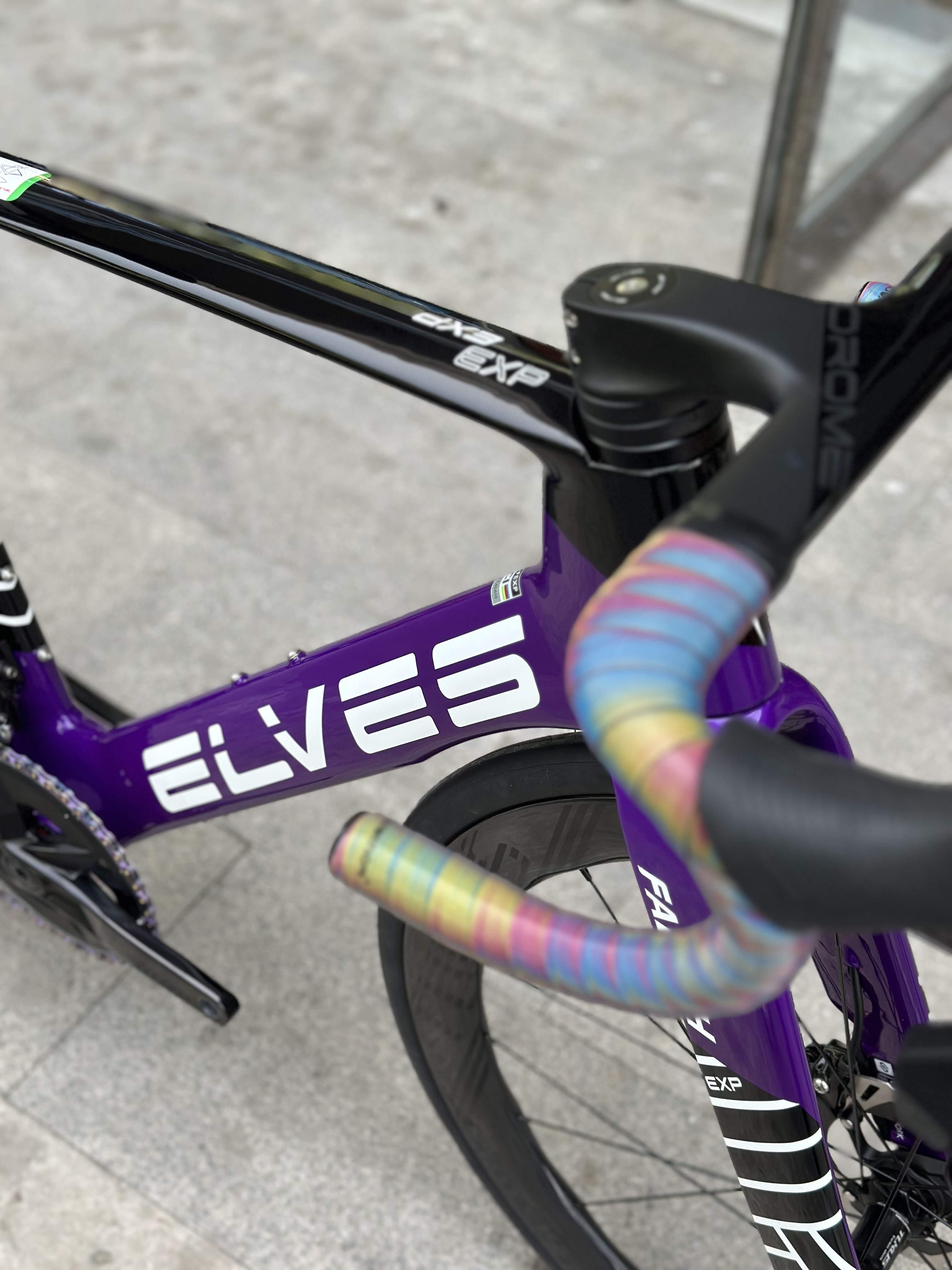 オロメ エアロエヴォ ワンピースコンパクトカーボンハンドル ELVES