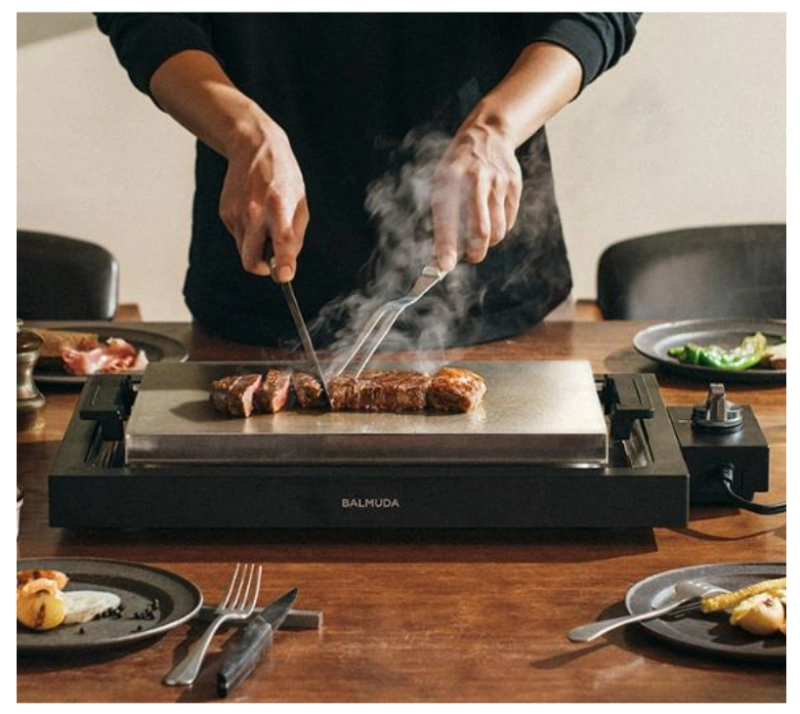 BALMUDA The Plate Pro K10A-BK 2023款烤盤,微波烤爐電烤盤