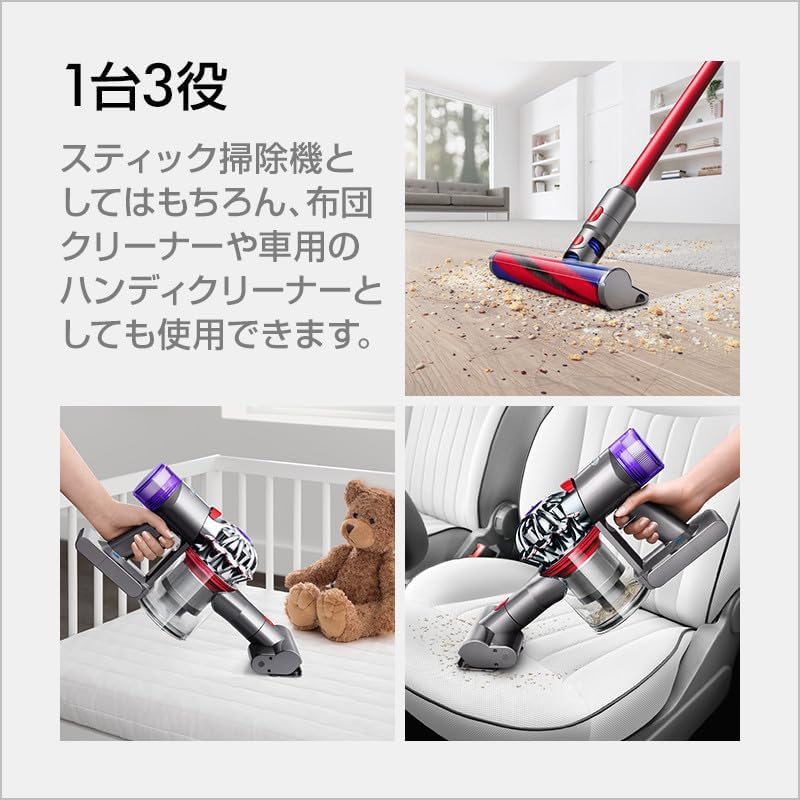 Dyson V8 Slim Fluffy Extra SV10K EXT BU 輕量吸塵器日本正規品
