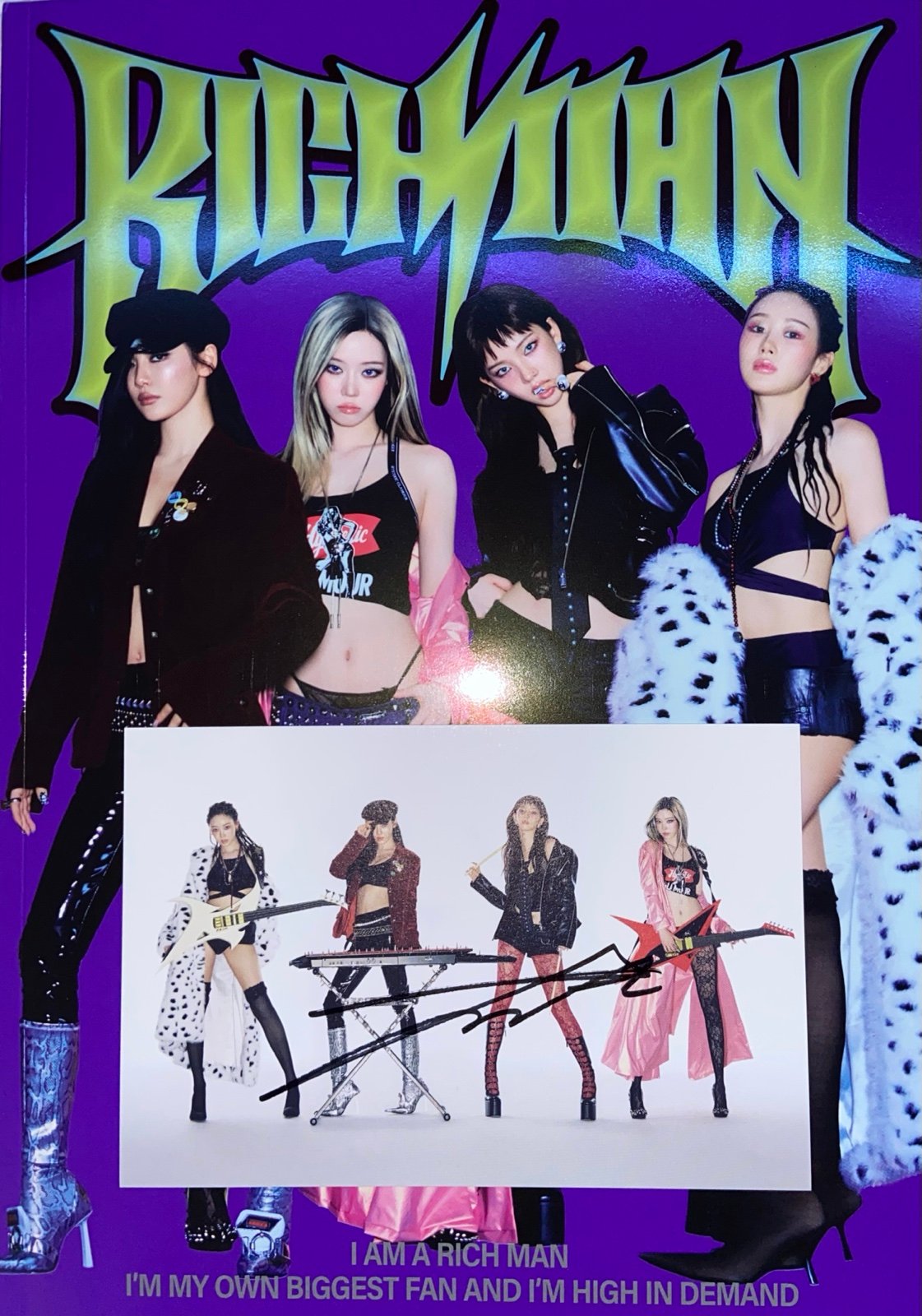 Aespa 'Rich Man' album w/Winter Signed | Mercari