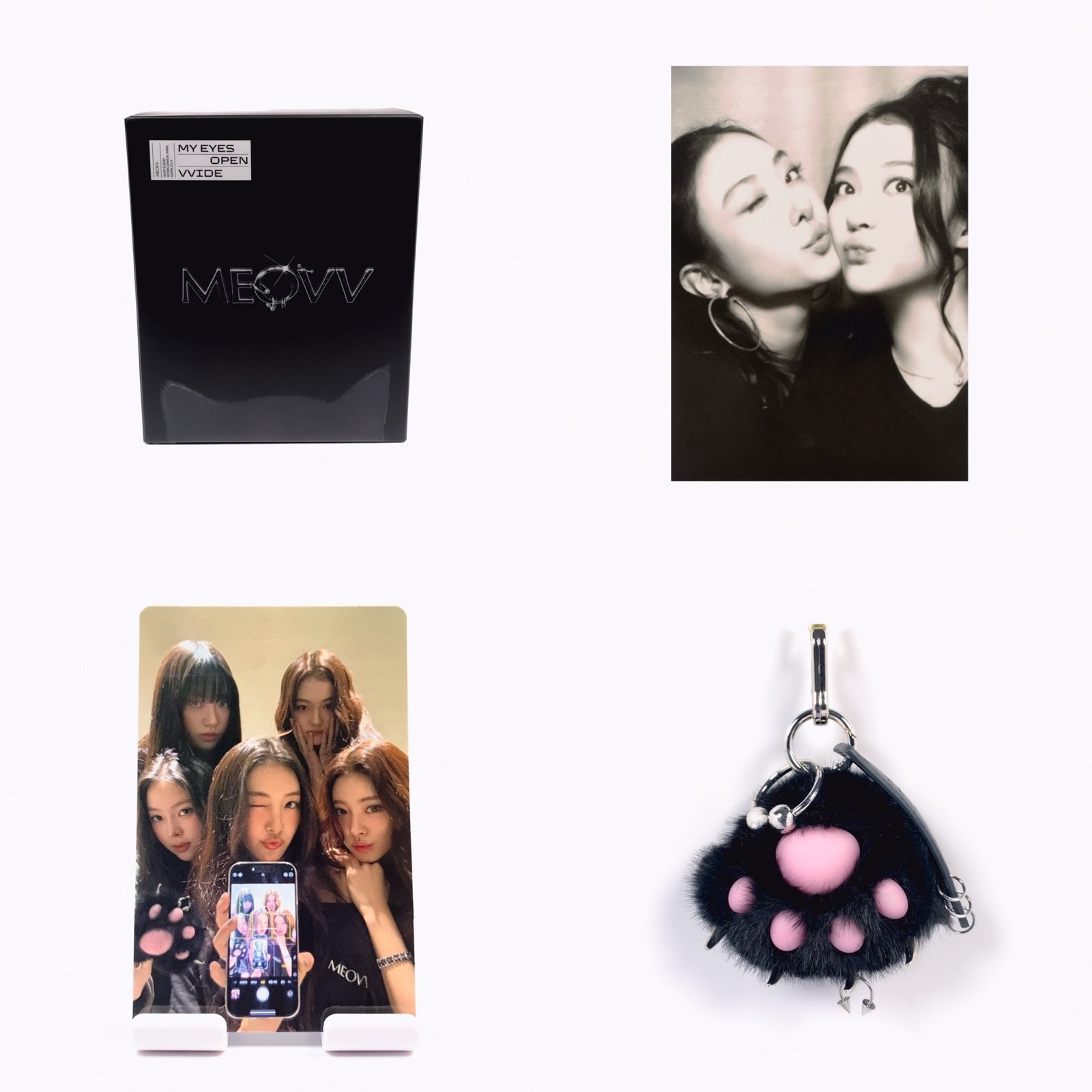 MEOVV JELLY PAW Ver. キーリング エラ MEOVV 1st EP ALBUM [ MY EYES