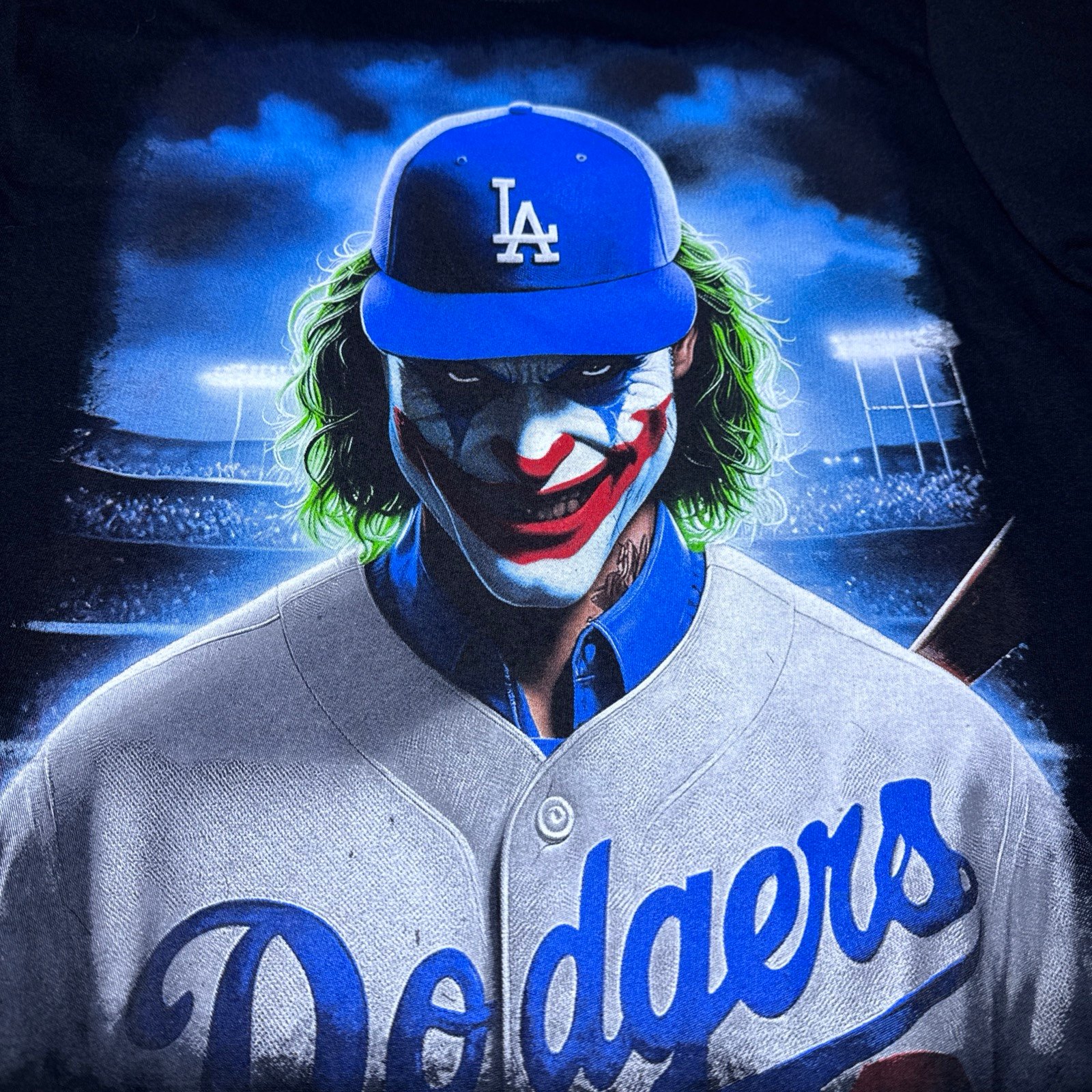 The Joker LA Dodgers Black Shirt L (42-44) | Mercari