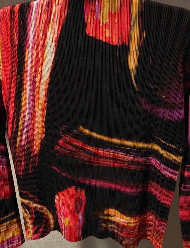 Pleats Please Issey Miyake Spectrum Rib Top | Mercari