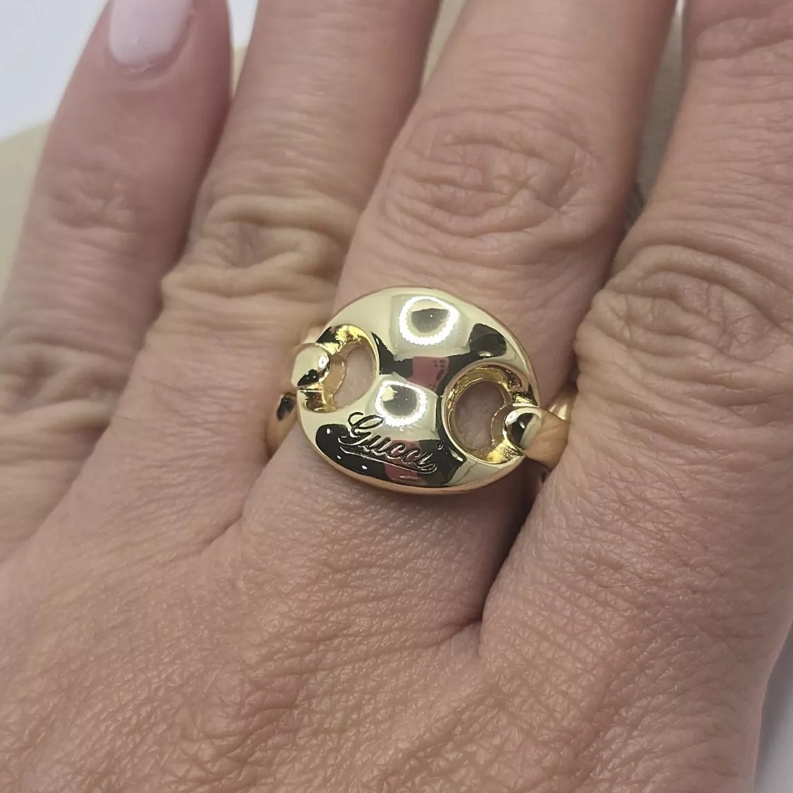 Gucci Marina Chain Ring Size 7 Like new | Mercari